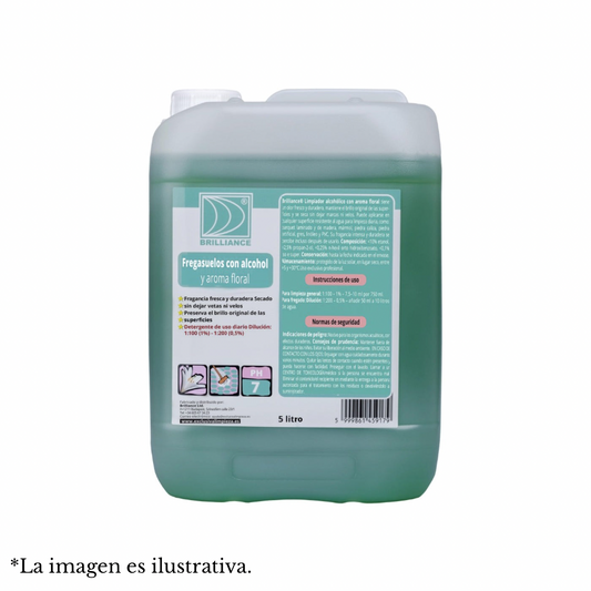 Brilliance® Fregasuelos con alcohol y aroma floral