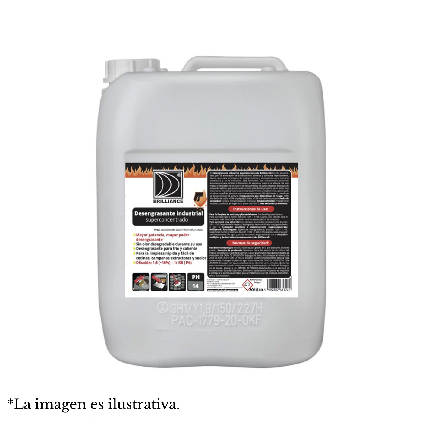 Brilliance® Desengrasante industrial superconcentrado