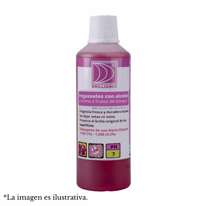 Brilliance® Fregasuelos con alcohol y aroma a frutos del bosque